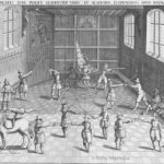 Fencing School Engraving