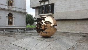 Arnaldo Pomodoro 'Sfera con Sfera' bronze