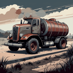 A tanker truck