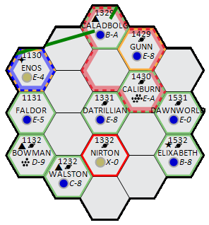 A map of the local jump map around 567-908