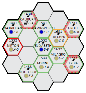 A map of the local jump map around 567-908
